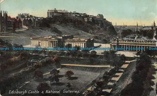 R041425 Edinburgh Castle and National Galleries. Philco. 1918