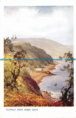 R040601 Clovelly von Hobby Drive. Photochrom