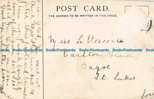 R041673 Alte Postkarte. Ein Mann