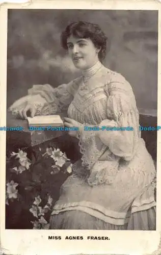 R041771 Miss Agnes Fraser. E.S. London. 1908