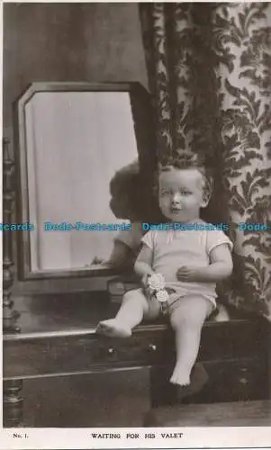 R041935 Warten auf seinen Diener. Baby. E.S. London