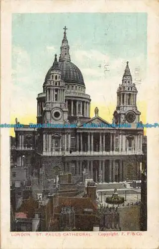 R042273 London. St. Pauls Cathedral. F. F. und Co. 1914