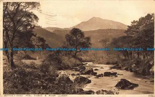 R042301 Betten Y Coed. Modell Siabod und Fluss Llugwy. Photochrom. Nr 45169. 1933