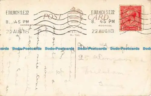 R042407 Das Themse-Ufer. London. M. und L. 1918