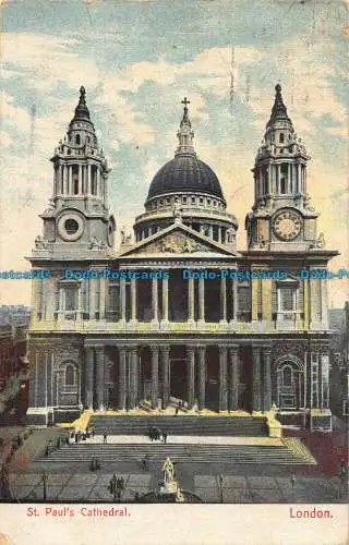 R042408 St. Pauls Cathedral. London. 1905