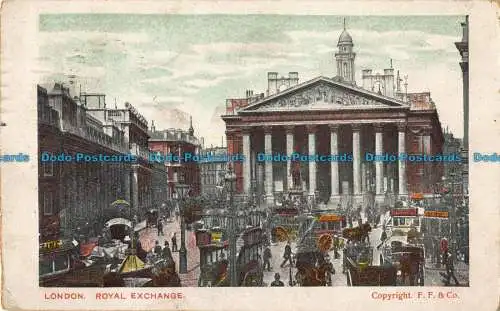 R042410 London. Royal Exchange. F. F. und Co