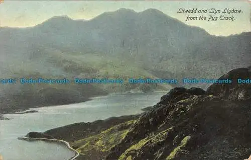 R042443 Lliwedd und Llyn Llydaw von der Pyg Track. Woodbury. Nr 2113