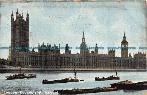 R042830 London. Houses of Parliament. W. J. Hay. 1904