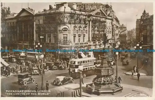 R042899 Piccadilly Circus. London. Das Zentrum der Welt. RP. 1955