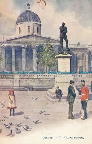 R042941 London. In Trafalgar Square. stecken. Aquarette