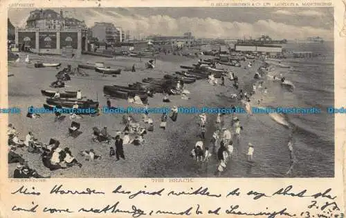 R042604 Folkestone. Der Strand. Hildesheimer. 1903