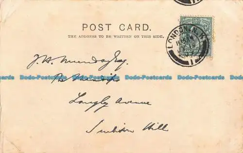 R042604 Folkestone. Der Strand. Hildesheimer. 1903