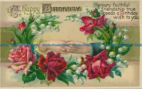 R042993 A Happy Birthday. Blumen