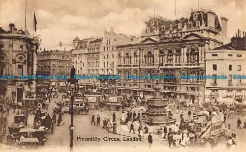 R043036 Piccadilly Circus. London. J. J. Samuels