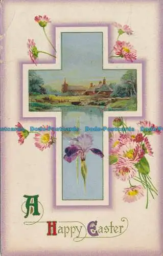 R043103 Grußkarte. Frohe Ostern. W. und K. London. 1912