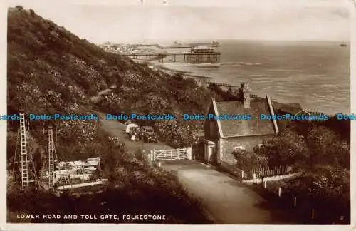 R042801 Untere Straße und Mauttor. Folkestone. RP. 1930