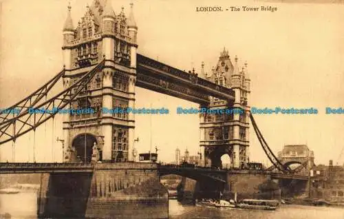 R043153 London. Die Tower Bridge. Barriere