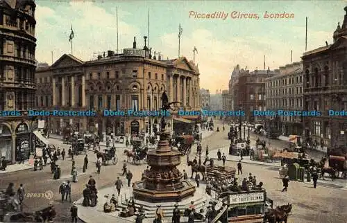 R043265 Piccadilly Circus. London. Valentine