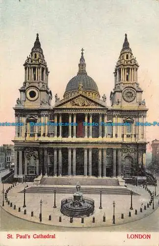 R043702 St. Pauls Cathedral. London. 1904