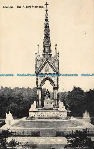 R043301 London. Das Albert-Denkmal. Straker. 1912