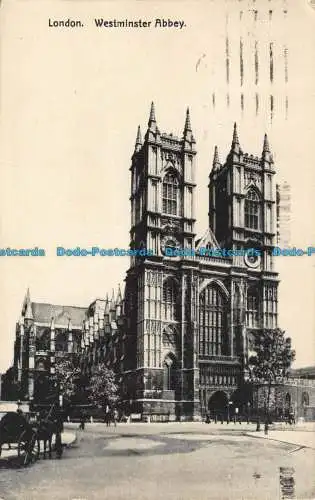 R043302 London. Westminster Abbey. Straker. 1912