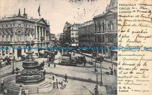 R043379 Piccadilly Circus. London. 1904