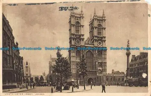 R043396 Westminster Abbey. London. Arcadian