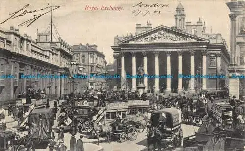 R043838 Royal Exchange. London. G. Smith 1905