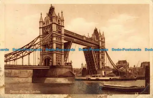 R043436 Tower Bridge. London. H.B. 1939