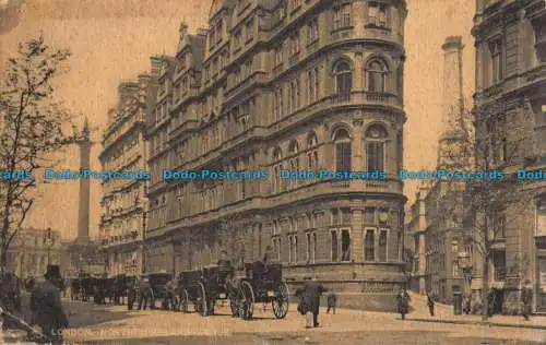 R043438 London. Northumberland Avenue. stecken. 1906