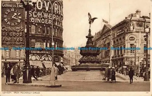 R043472 London. Eros Piccadilly Circus. Beagles