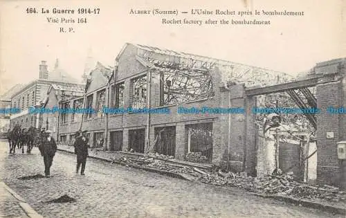 R044762 La Guerre. Albert. Rochet Factory After the Bombardement. Pruvost