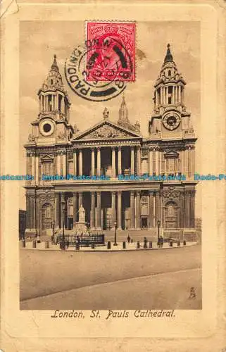 R043478 London. St. Pauls Cathedral. stecken. 1910