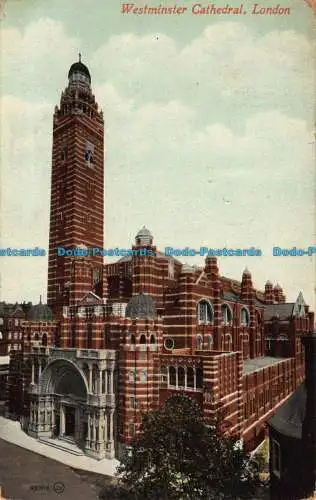 R043481 Westminster Cathedral. London. Valentinstag. 1912