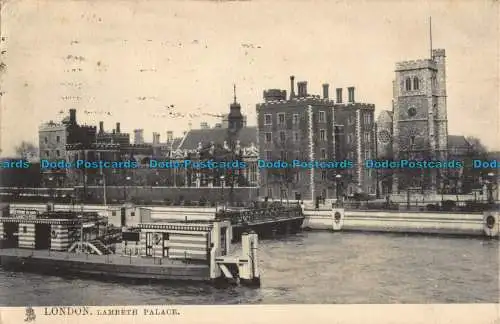 R043918 London. Lambeth Palace. stecken. 1905