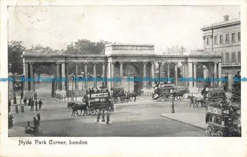 R043532 Hyde Park Corner. London. 1917