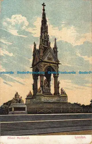 R043946 Albert Memorial. London. 1905