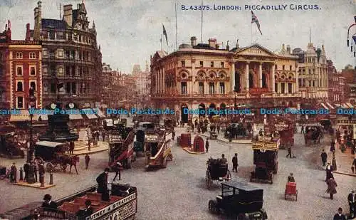 R043965 London. Piccadilly Circus. Photochrom. Celesque. Nein B. 43375