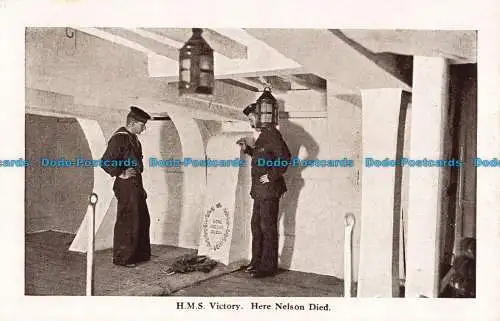R043575 H.M.S. Victory. Hier starb Nelson. Sturm und Polden