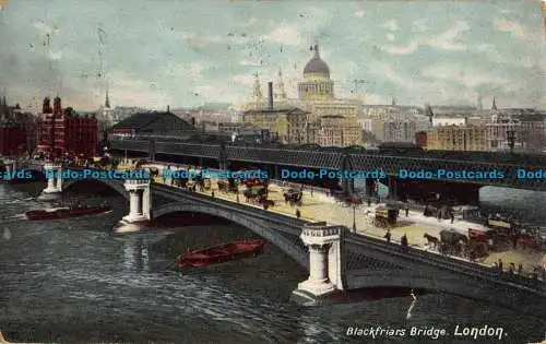 R043994 Blackfriars Bridge. London. 1905