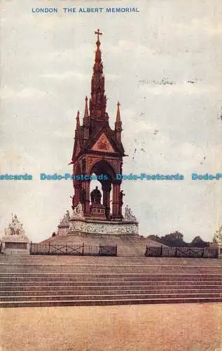 R043995 London. Das Albert-Denkmal. Photochrom. Celesque. 1913