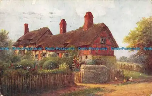 R043625 Anne Hathaways Cottage. Stratford auf Avon. Lachs. Nr 2003