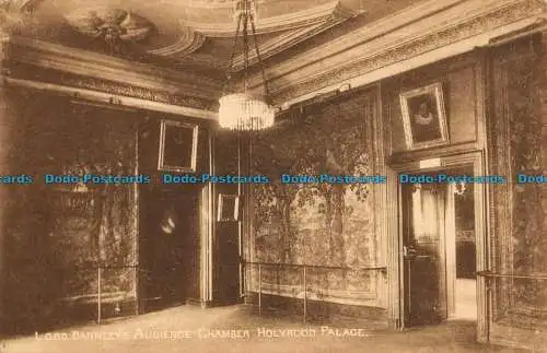 R043665 Lord Darnleys Audience Chamber. Holyrood Palace