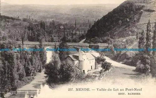 R044223 Mende. Vallee du Lot au Pont Neuf. Rambier. Nr 237