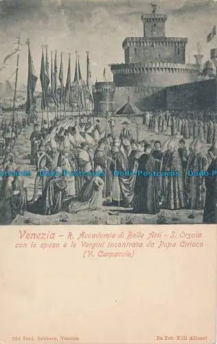 R045140 Venezia. R. Accademia di Belle Arti. S. Orsola con lo Sposo e le Vergini