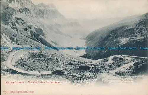 R045192 Klausenstraße. Blick auf den Urnerboden. Fotoglob