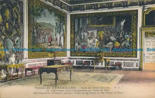 R045195 Palais de Versailles. Salon von Grand Couvert. Tischbesteck