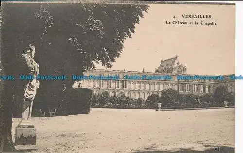 R045293 Versailles. Le Chateau et la Chapelle. F. David