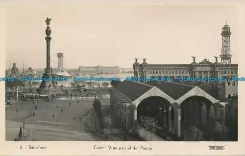 R045690 Barcelona. Dickdarm. Vista Parcial del Puerto