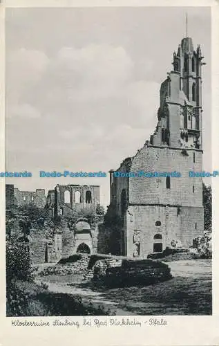 R045472 Klosterruine Limburg bei Bad Dürkheim. Pfalz. 1954